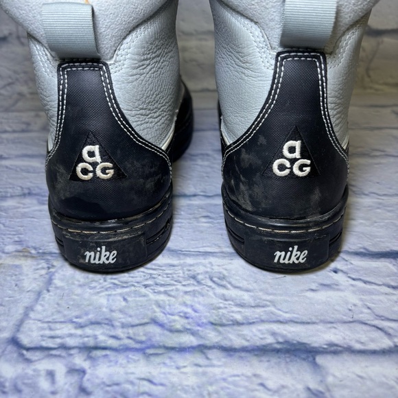 Nike ACG Woodside Matte Gray Black Mens 9.5 Duck Boots 386469-090 Snow Winter - Picture 6 of 16